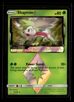 Shaymin ◇ 10/181 Team Up Rare Prism Star Pokemon - Image 1
