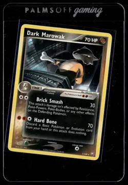 Dark Marowak 7/109 Team Rocket Returns Rare Non Holo Pokemon - Image 1