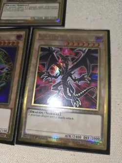 Yu-Gi-Oh Blue-Eyes, Red Eyes And Dark Magician Gold Rare NM - Image 5