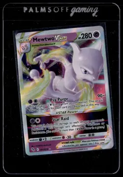 Mewtwo VSTAR 031/078 Pokemon GO Rare VSTAR Holo Pokemon - Image 1