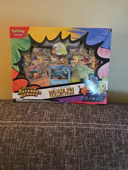 Pokemon TCG Ascended Heroes First Partners Deluxe Pin Collection NEW SEALED - Image 1