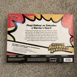 Pokemon TCG Mega Emboar ex Box Ascended Heroes Sealed Collection Box New - Image 2