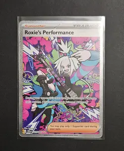 2026 Pokemon Chaos Rising Roxie's Performance 121/86 SIR Rare New - Image 1