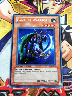 Panther Warrior ct2-en006 Ltd Ed (VLP) Secret Rare Yu-Gi-Oh! - Image 1