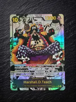 One Piece Marshall D. Teach OP09-093 Alt Art TCG English Custom/Fan-Art - Image 1
