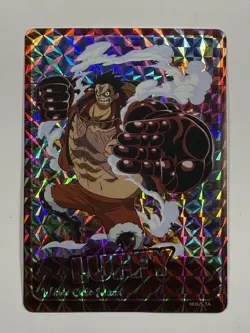 One Piece Holographic Trading Sticker (5) Card Lot/Bundle Luffy - Image 2