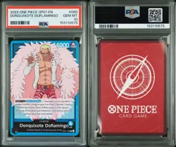2022 ONE PIECE EN OP01-ROMANCE DAWN #060 DONQUIXOTE DOFLAMINGO PSA 10 (981) - Image 3