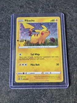 Pokemon Card Pikachu SWSH039 General Mills Holo Near Mint - Image 1