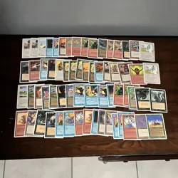 64x Lot Italian Revised MTG Cards White Border Foreign FWB - Image 1