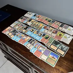 64x Lot Italian Revised MTG Cards White Border Foreign FWB - Image 2