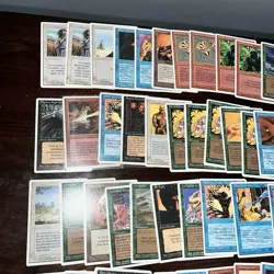 64x Lot Italian Revised MTG Cards White Border Foreign FWB - Image 3