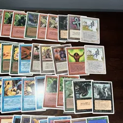 64x Lot Italian Revised MTG Cards White Border Foreign FWB - Image 4