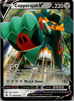 Copperajah V SWSH: Sword & Shield Promo Cards SWSH030 NM - Image 1