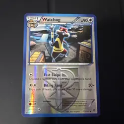 Pokemon Watchog 112/135 Plasma Storm Reverse Holo Uncommon 90HP English Card - Image 1