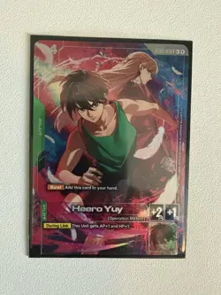 Gundam Card Game TCG - Heero Yuy ST02-010 C+ Alt Art - Image 1