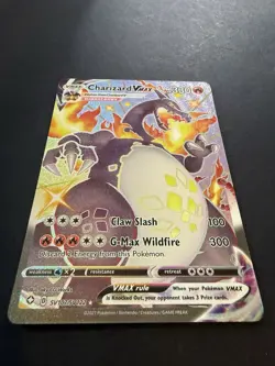 Pokemon TCG Charizard VMAX Holo Ultra Rare Card SV107/SV122 Shining Fates - Image 2