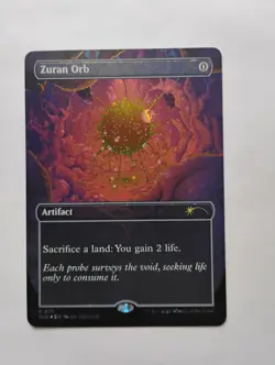 Zuran Orb Secret Lair Drop galaxy Foil Artifact Rare Eng #2111 - Image 1