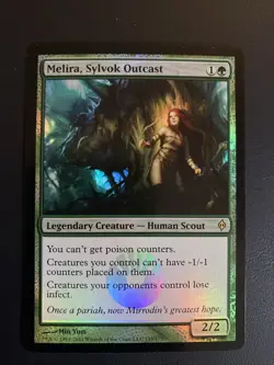Melira, Sylvok Outcast - Foil - New Phyrexia - Mtg - Single - LP - Image 1