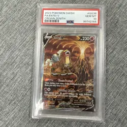 Pokemon TCG Crown Zenith: Entei v Galarian Gallery GG36/GG70 PSA 10 Gem Mint - Image 1
