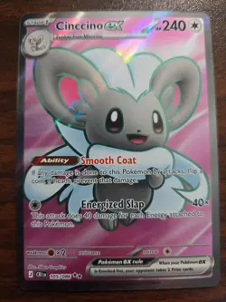 Pokemon Cinccino EX 105/86 Chaos Rising SR Full Art English - Image 1