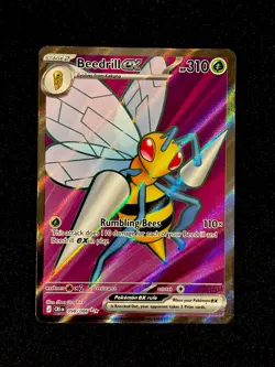 Beedrill ex 98/86 Full Art Double Ultra Rare Pokemon Chaos Rising ME04 English - Image 1