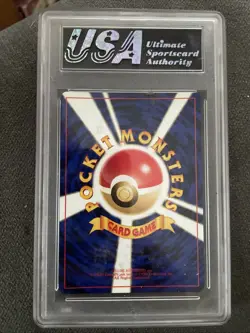 1999 Japanese Pokemon #123 Rocket Scyther Holo Graded 9 - Image 2