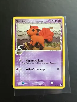 Pokemon TCG Vulpix Dragon Frontiers Card 70/101 LP - Image 1