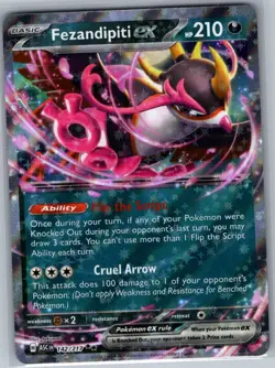 Fezandipiti ex 142/217 ME: Ascended Heroes - Pokemon Card - NM - Image 1