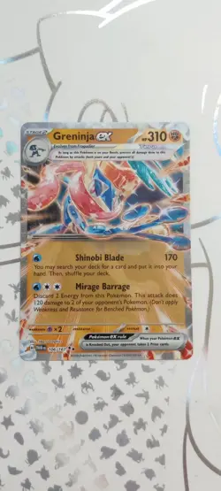 Greninja EX 106/167 NM/M Twilight Masquerade Pokemon Card - Image 1