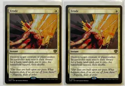 MTG – Secrets of Strixhaven – Erode - Rare 0015 x 2 - Image 1