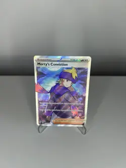 Pokemon Mortys Conviction Full Art Temporal Forces 201/162 - Image 1