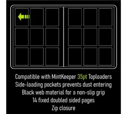 Mint Keeper Toploader 9 Pocket eXo-Tec Zip Binder- Black Pokemon Rayquaza - Image 4
