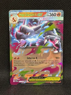 Pokemon TCG MEGA CHARIZARD X EX 013/094 ME02: Phantasmal Flames Ultra Rare - Image 1