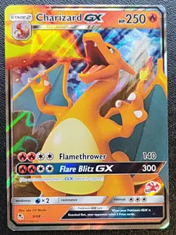 Pokemon Charizard GX 9/68 Hidden Fates Holo Rare Battle Academy - Image 1