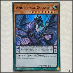 Amorphage Goliath - FIGA-EN057 - Super Rare 1st Edition Yugioh - Image 1