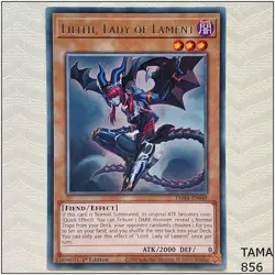 Lilith, Lady of Lament - TAMA-EN049 - Rare 1st Edition Yugioh - Image 1