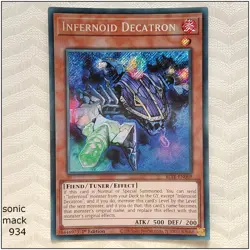 Infernoid Decatron - BLTR-EN069 -Secret Rare 1st Edition Yugioh - Image 1