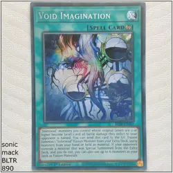 Void Imagination - BLTR-EN101 -Secret Rare 1st Edition Yugioh - Image 1