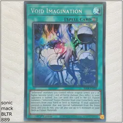 Void Imagination - BLTR-EN101 -Secret Rare 1st Edition Yugioh - Image 1