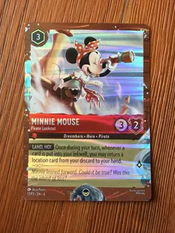 Disney Cruise Line Exclusive Lorcana P3 Foil Mickey & Minnie Mouse Promo Cards - Image 2