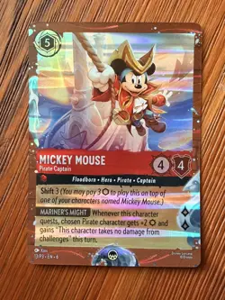 Disney Cruise Line Exclusive Lorcana P3 Foil Mickey & Minnie Mouse Promo Cards - Image 3