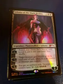 Wizards of the Coast MTG Liliana of the Dark Realms M15 Mythic Foil Black EN - Image 1
