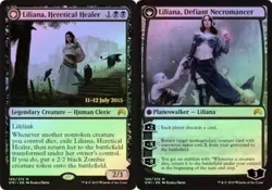 [1x] Liliana, Heretical Healer // Liliana, Defiant Necromancer - Foil - Prerelea - Image 1