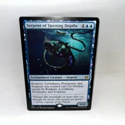 Serpent of Yawning Depths 291 Rare Theros Beyond Death Magic: The Gathering LP - Image 1