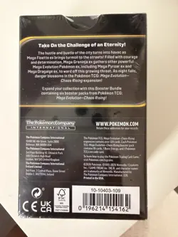 Pokemon TCG Mega Evolution: Chaos Rising Booster Bundle – Sealed–6 Booster Packs - Image 2
