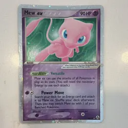 Pokemon TCG Mew ex 90 HP 88/92 EX Legend Maker Ultra Rare Holo English 2006 - Image 1