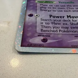 Pokemon TCG Mew ex 90 HP 88/92 EX Legend Maker Ultra Rare Holo English 2006 - Image 4