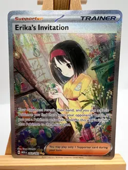 Pokemon TCG - S&V 151 - 203/165 Erika's Invitation - SIR - NM/M - Image 1