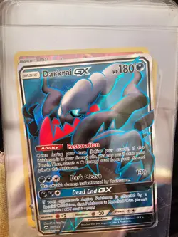 Near Mint Darkrai GX - 139/147 - Full Art Ultra Rare Pokemon Burning Shadow - Image 1