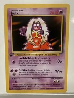 Pokemon Jynx 1st Editon Base Set 31/102 Spanish Uncommon Regular 1999 - Image 1